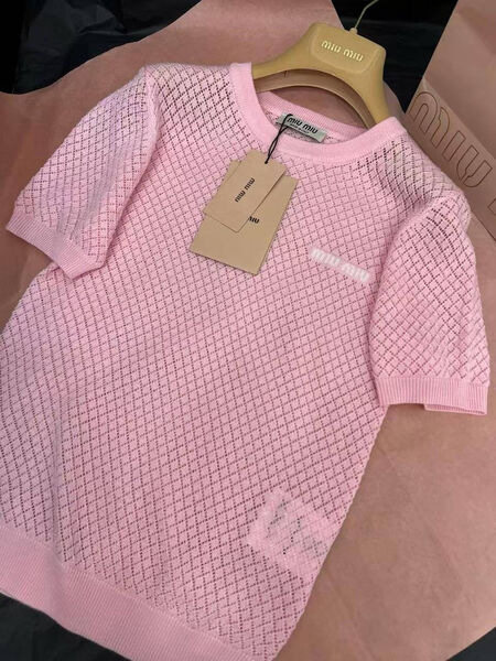 Футболка Miu Miu женский розовый 192732-5