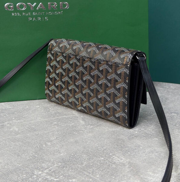 Сумка Goyard женский кожа черный 187401-3