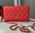 Сумка Chanel Mini женский кожа бордовый 143082-1