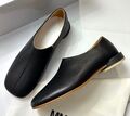 Лоферы Maison Margiela женский кожа swift черный,серебристый 123941