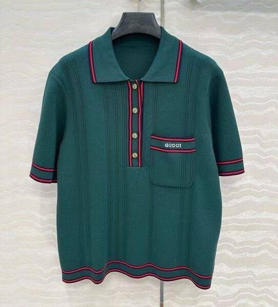 Поло Gucci женский болотный 192341