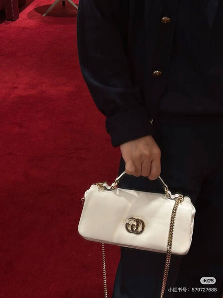 Сумка Gucci женский кожа белый 165829-2