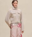 Полупальто Hermès женский бежевый 199216-1
