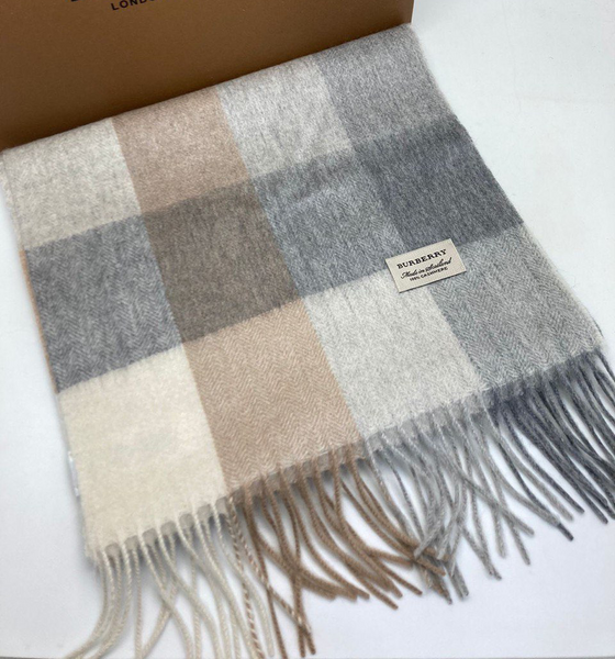Мужской шарф Burberry мужской графитовый 54174