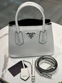 Сумка Prada женский кожа графитовый 158902-1