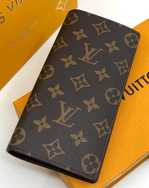 Бумажник Louis Vuitton Brazza мужской канва 15534