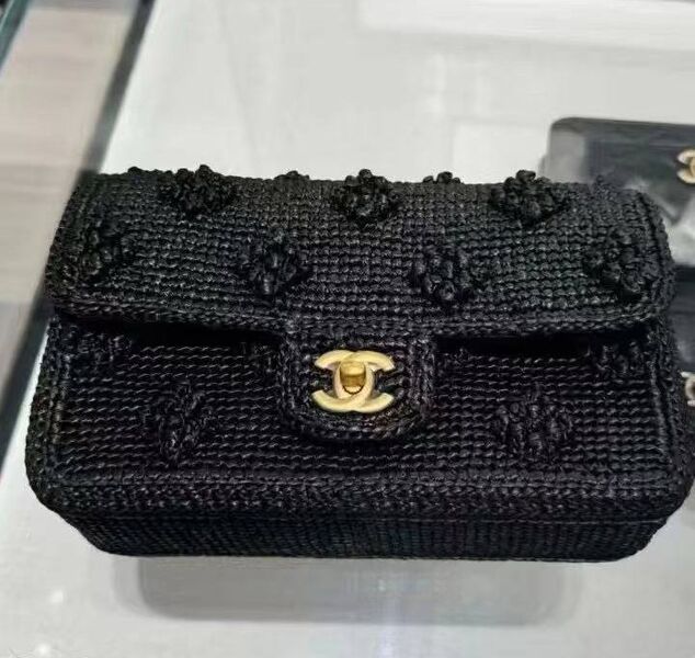 Сумка Chanel женский кожа черный 184069