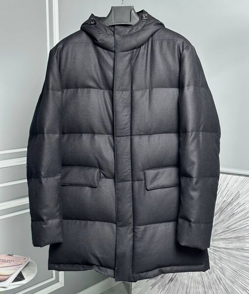 Мужской пуховик Loro Piana мужской черный 165374