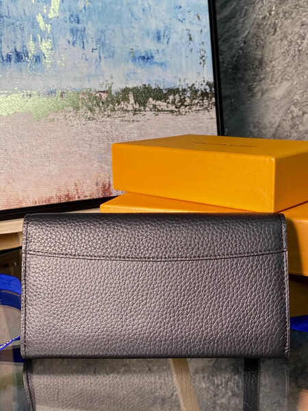 Кошелек Louis Vuitton женский кожа черный 135525-4