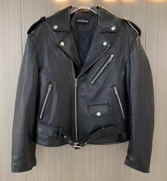 Куртка Balenciaga женский кожа 37496