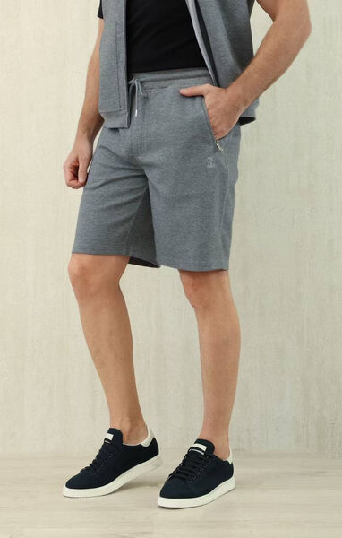 Мужские шорты Brunello Cucinelli мужской графитовый 173492-4