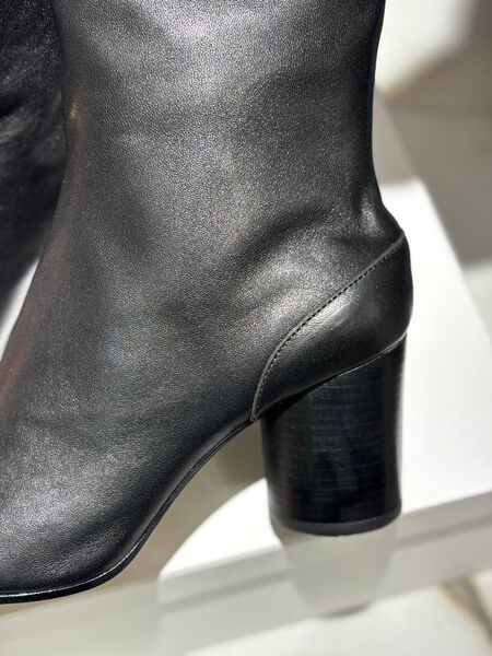 Ботильоны Maison Margiela женский кожа черный 159781-3