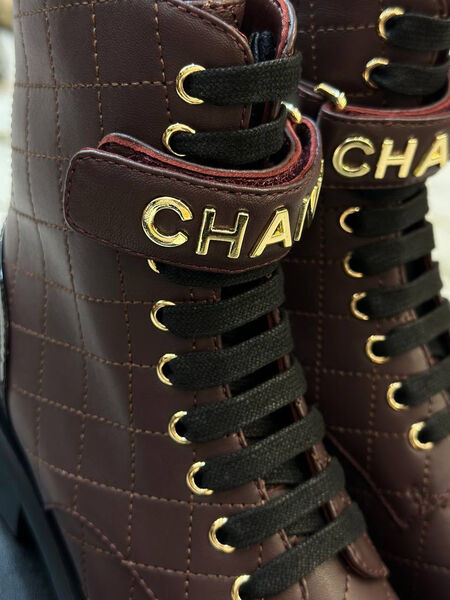 Ботинки Chanel женский кожа 125157-4