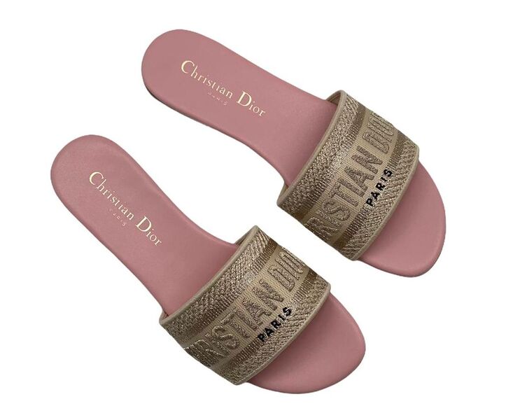 Мюли Christian Dior женский бежевый 54569