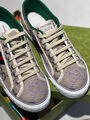 Кеды Gucci женский текстиль фиолетовый 109714-3