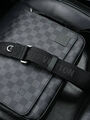 Мужская сумка мессенджер Louis Vuitton мужской кожа черный 108568-2