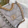 Сумка Chanel (26см) женский кожа графитовый 73556-6