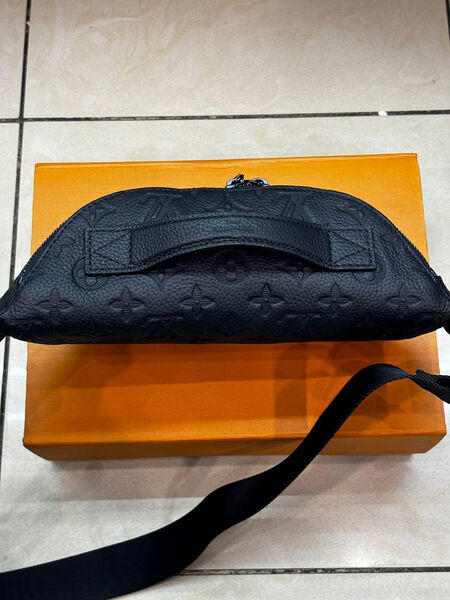 Мужская сумка слинг Louis Vuitton мужской кожа черный 169139-3