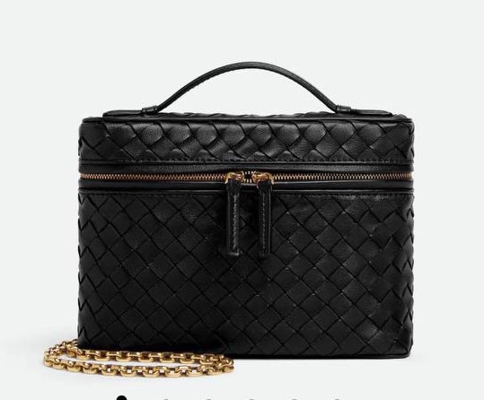 Сумка Bottega Veneta женский кожа черный 201452