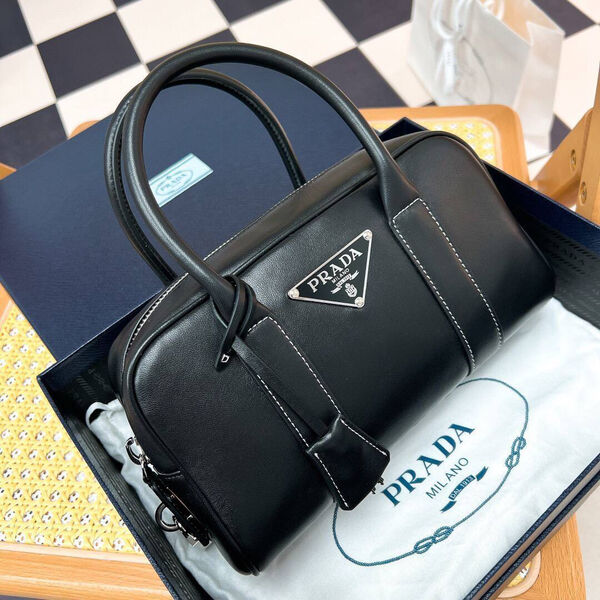 Сумка Prada женский кожа черный 130749-3