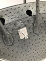 Сумка Hermès Birkin 30 женский кожа графитовый 75296-6