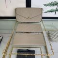 Сумка Louis Vuitton женский кожа бежевый 76160-2