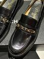 Лоферы Chanel женский кожа черный 156129-3