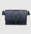 Мужская сумка мессенджер Louis Vuitton мужской кожа черный 77912-3
