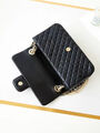 Сумка Chanel женский кожа черный 127546-5