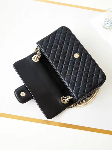 Сумка Chanel женский кожа черный 127546-5