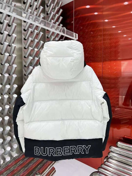 Мужской пуховик Burberry мужской белый 161336-4