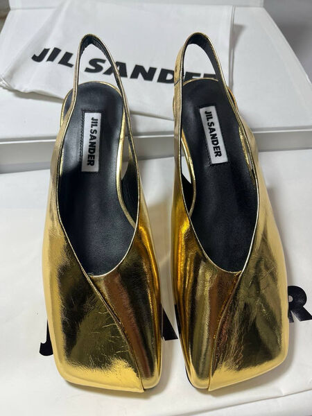 Туфли Jil Sander женский кожа бронзовый 148647-2