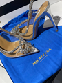 Босоножки Aquazzura женский графитовый 11689-6