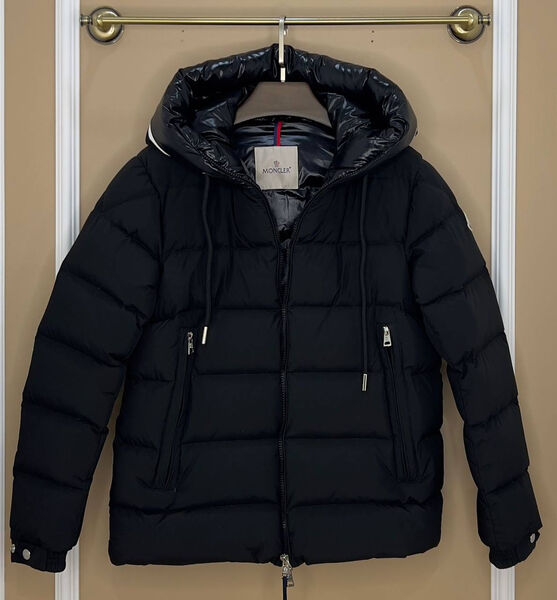 Мужской пуховик Moncler мужской черный 132336-3