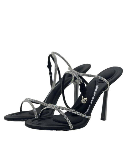 Босоножки Alexander Wang женский кожа графитовый 99330-2