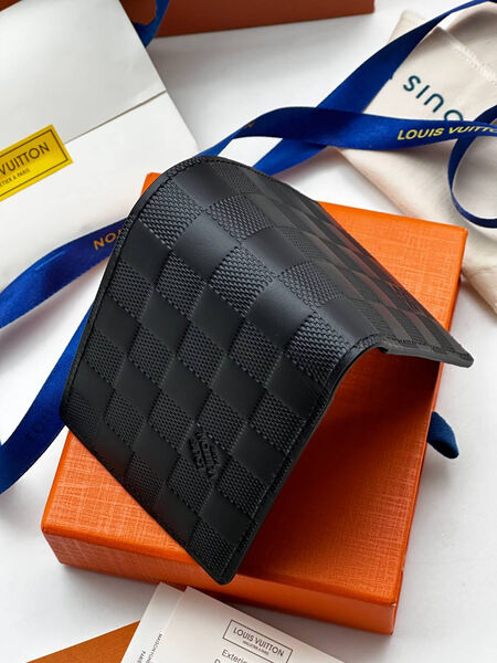 Мужской портмоне Louis Vuitton мужской кожа черный 173925-3