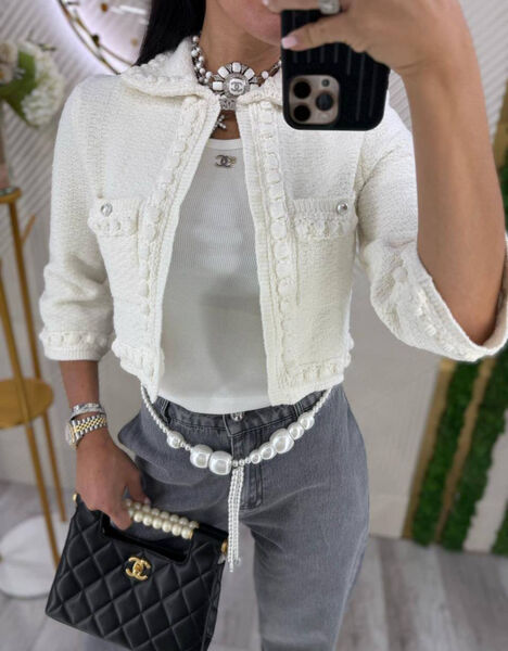 Пиджак Chanel женский белый 184689-2