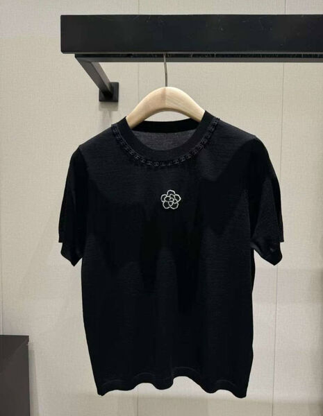 Футболка Chanel женский черный 199416-3