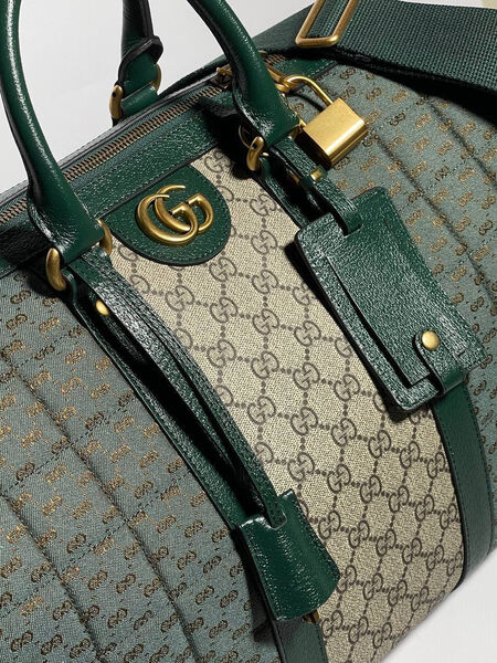 Дорожная сумка Gucci мужской канва monogram хаки 133864-7