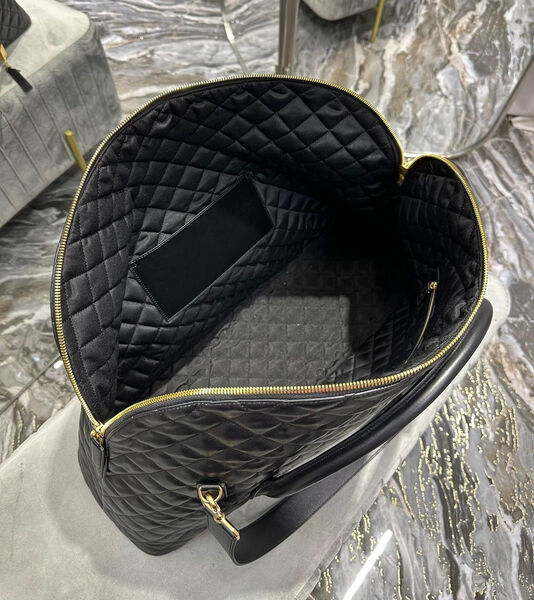 Дорожная сумка Saint Laurent мужской кожа черный 120933-4