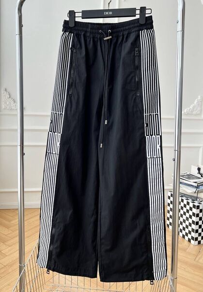 Брюки Christian Dior женский черный,серебристый 182440