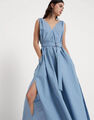 Платье Brunello Cucinelli женский бирюзовый 149704-2