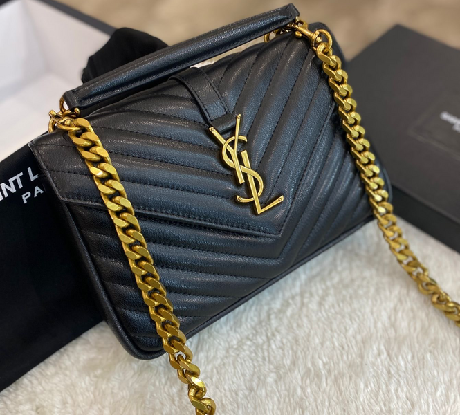Сумка Saint Laurent женский кожа черный 97005