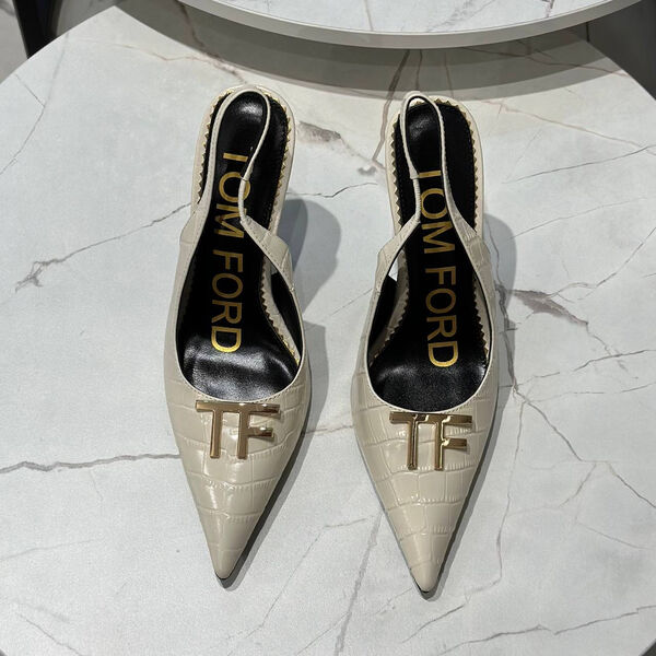 Туфли Tom Ford женский кожа графитовый 139530-3