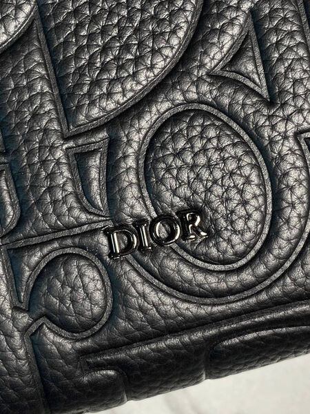 Мужская сумка мессенджер Christian Dior мужской кожа черный 170732-8