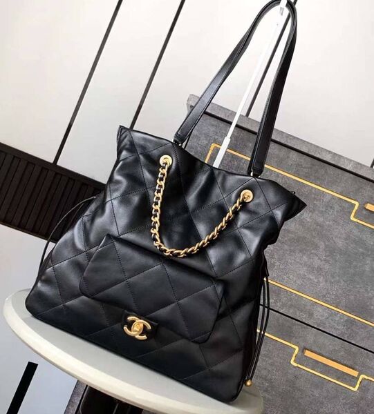 Сумка Chanel женский кожа черный 171806