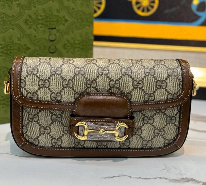 Сумка Gucci Horsebit 1955 женский канва 137914