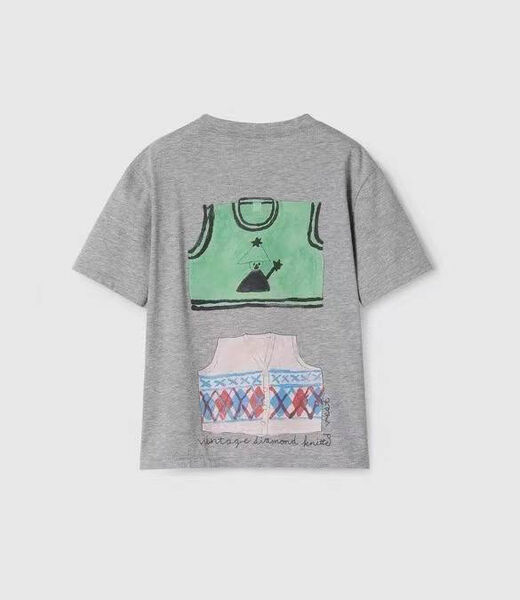 Детская футболка Gucci графитовый 182301-4