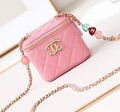 Сумка Chanel женский кожа розовый 138405-1
