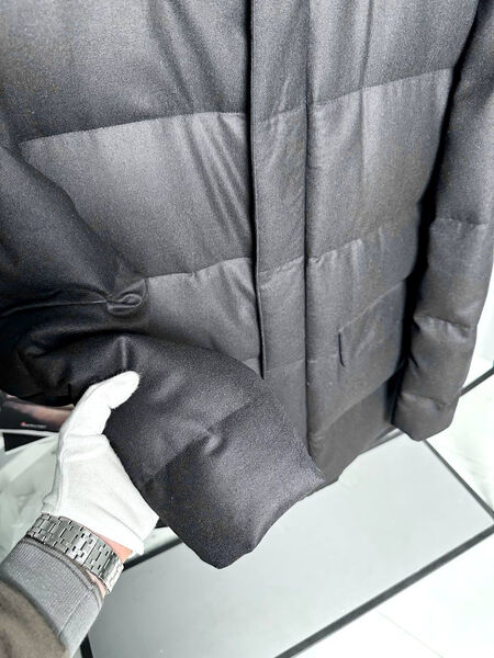 Мужской пуховик Loro Piana мужской черный 165374-6